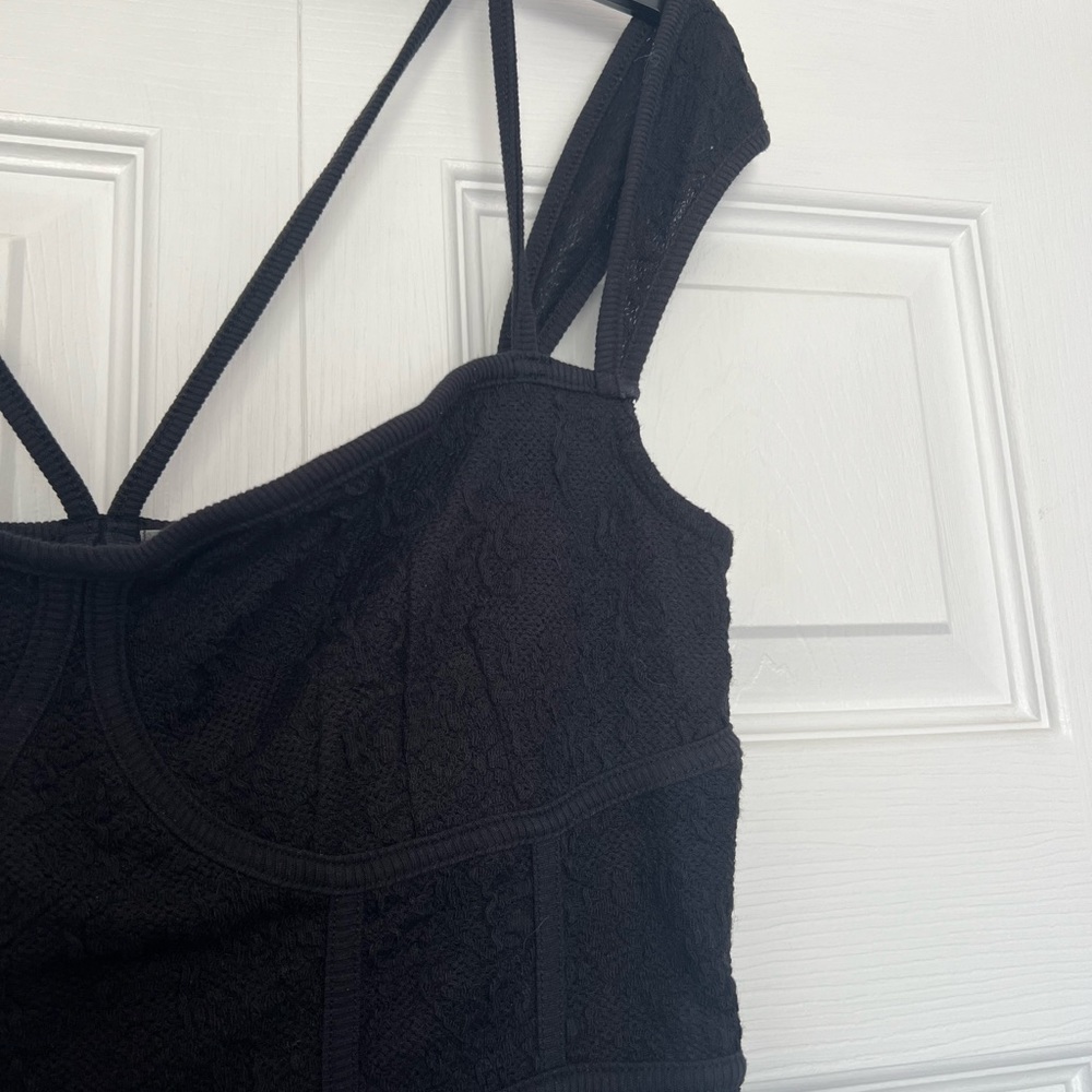 Anthropologie black fitted dress M NWT - Picture 6 of 12